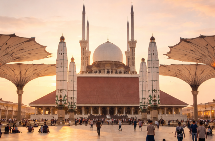  Objek Wisata Semarang Masjid Agung Jawa Tengah